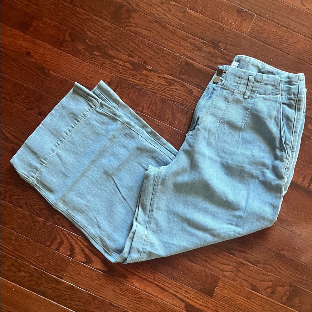 LOFT crop wide leg jean!